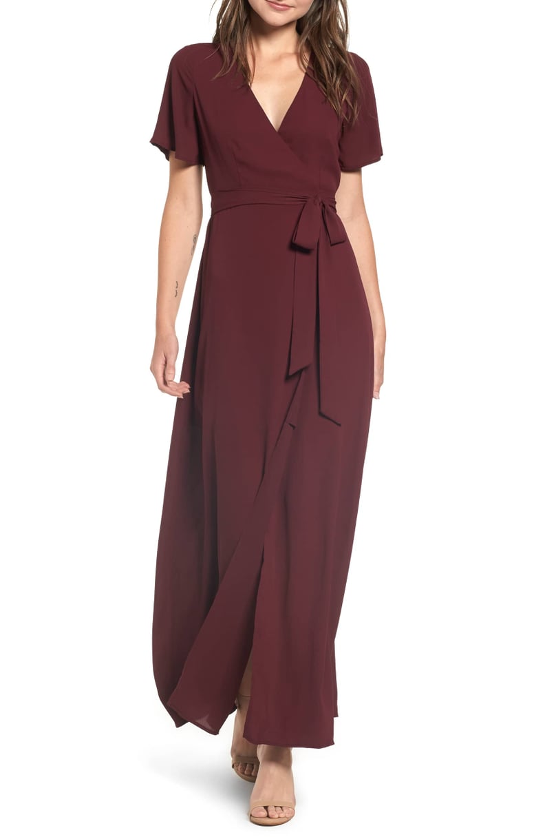 Leith Wrap Maxi Dress