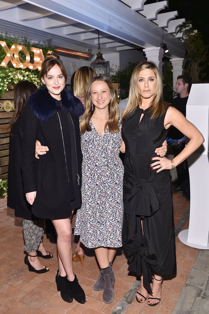 Jennifer Aniston Black Dress at Barneys Dinner | POPSUGAR Fashion