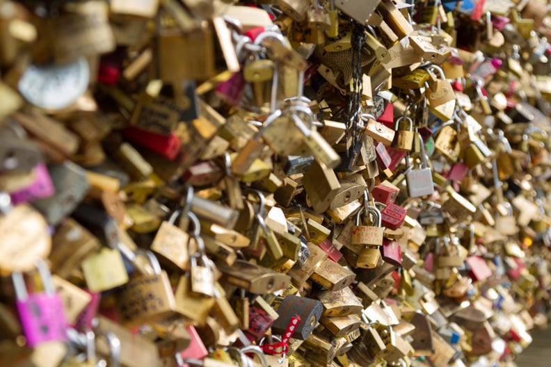 Add a Lock to the Love-Lock Bridge in Paris