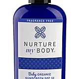 Nurture My Body Baby Organic Sunscreen, SPF 32