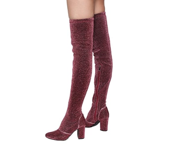 Beston Glitter Stretchy Boot