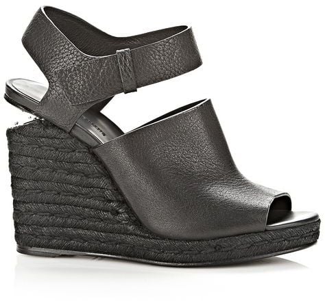 Alexander Wang Tori Espadrille Wedge With Rhodium