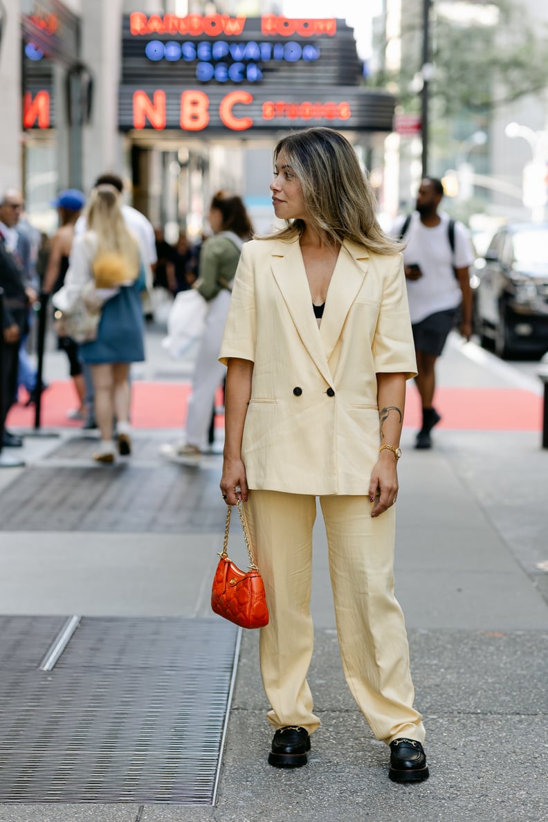 Look Back at NYFW Spring 2026 Street Style Trend: Butter Yellow