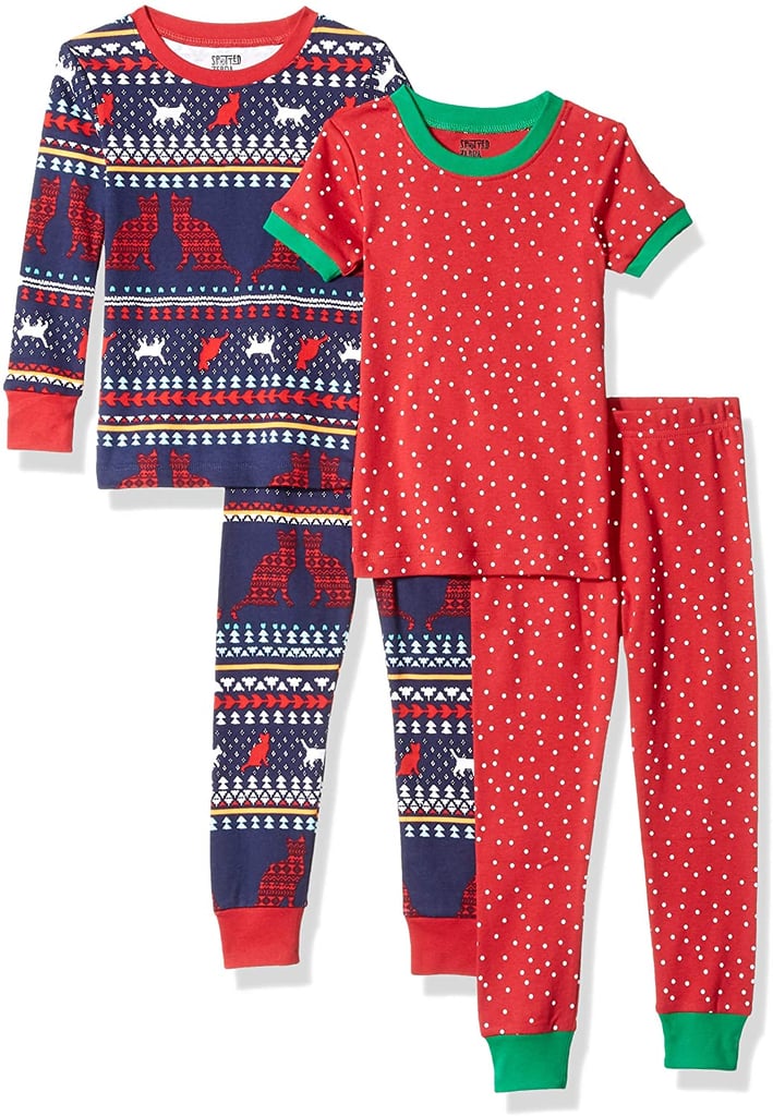 Spotted Zebra Girls' Snug-Fit Cotton Sleepwear Sets