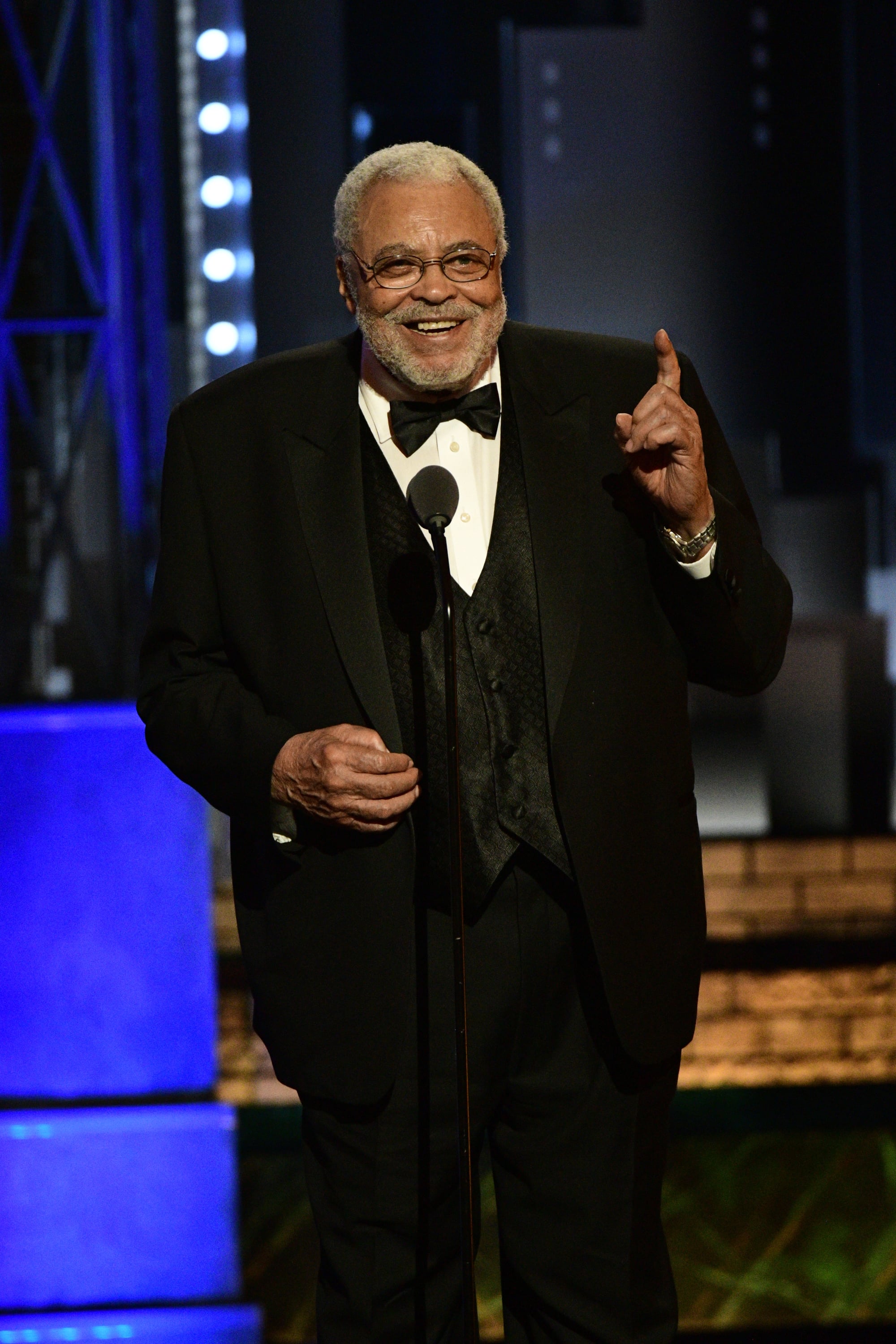 NEW YORK - JUNE 11: James Earl Jones, recipient of the Special Tony Award for Lifetime Achievement in the Theater at THE 71st ANNUAL TONY AWARDS broadcast live from Radio City Music Hall in New York City on Sunday, June 11, 2017 (8:00-11:00 PM, live ET/delayed PT) on the CBS Television Network. (Photo by John Paul Filo/CBS via Getty Images)