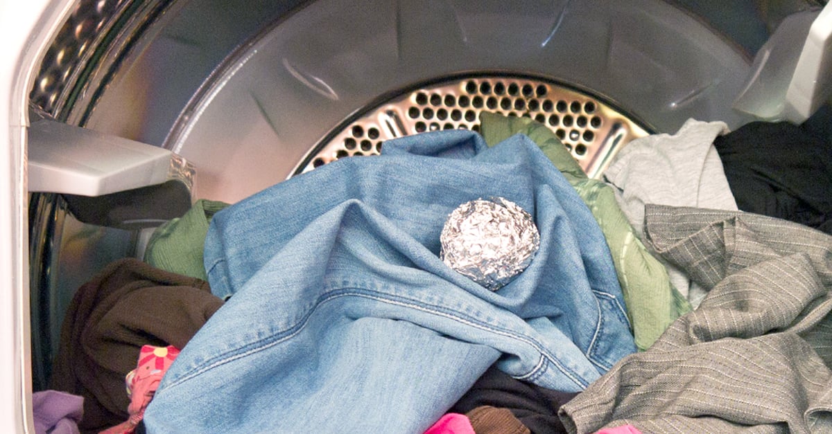 DIY Aluminum Foil Dryer Balls POPSUGAR Smart Living