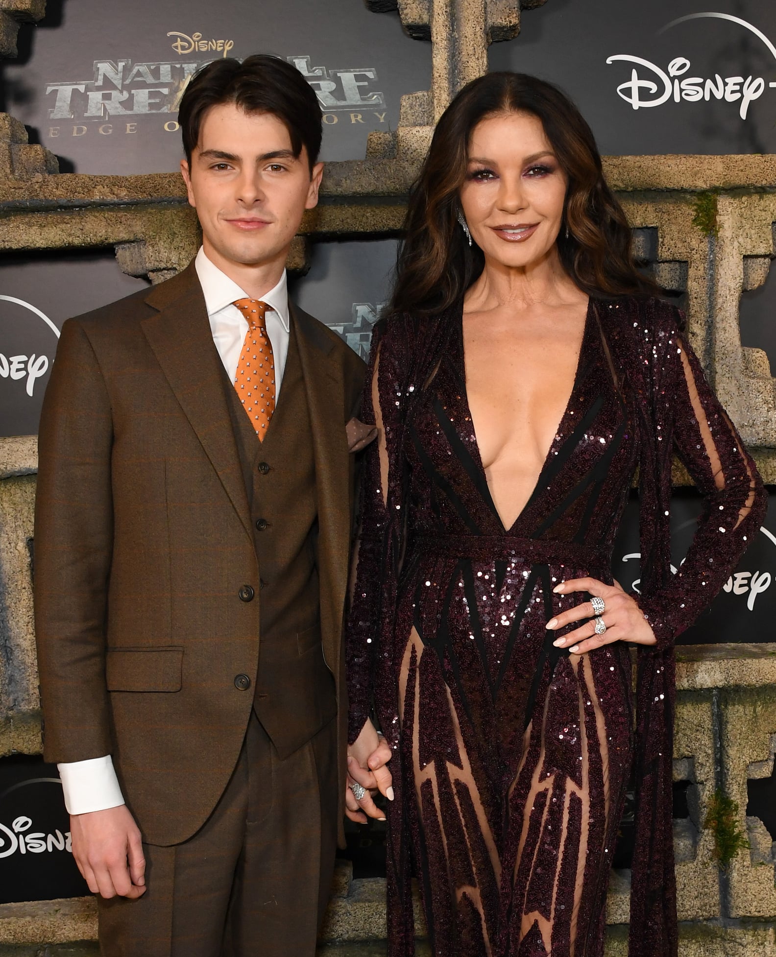 Catherine Zeta-Jones, Her Son at National Treasure Premiere | PS Celebrity