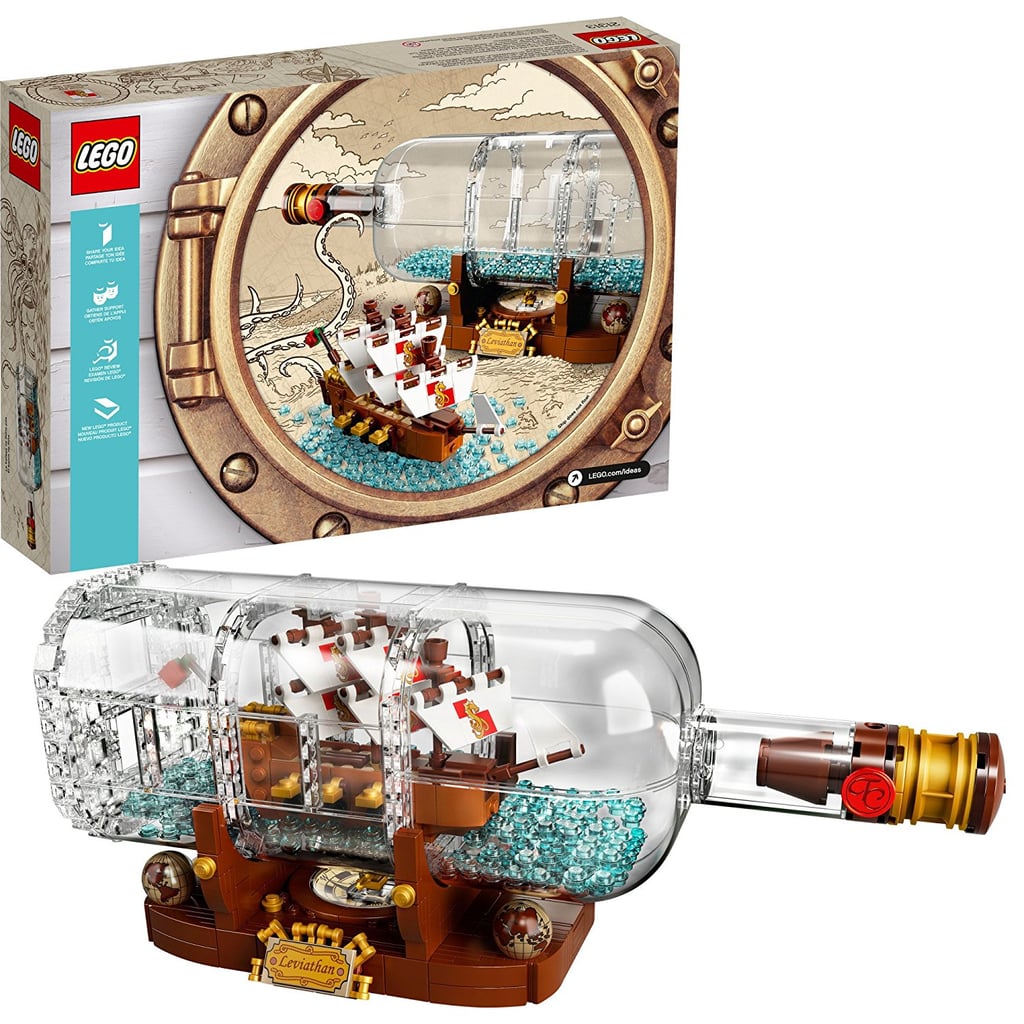 lego glass bottle ship