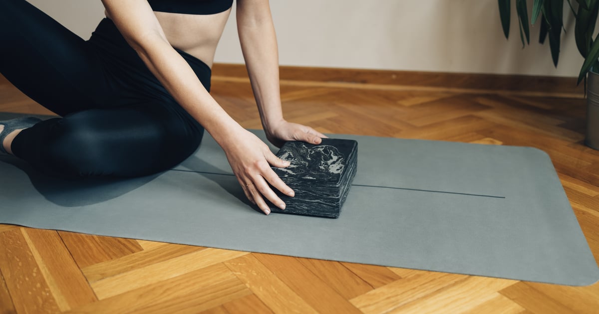 Uplifting Yoga Block - Black/Silver