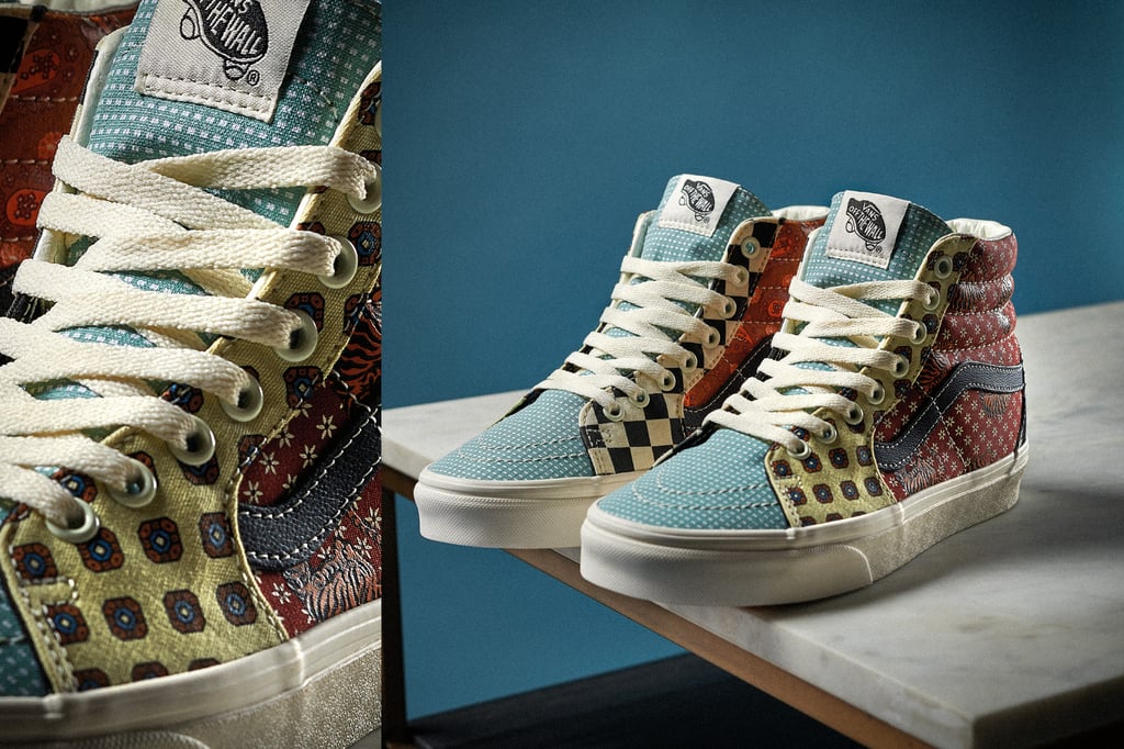 Vans woven tiger slip on clearance
