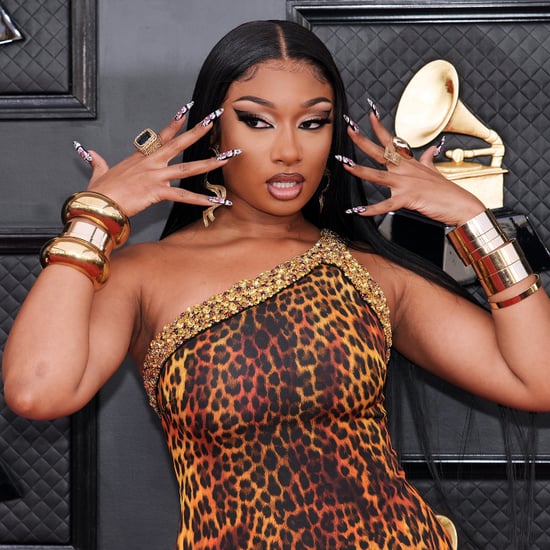 Megan Thee Stallion's Tiger Mouth Nails at the Grammys 2022