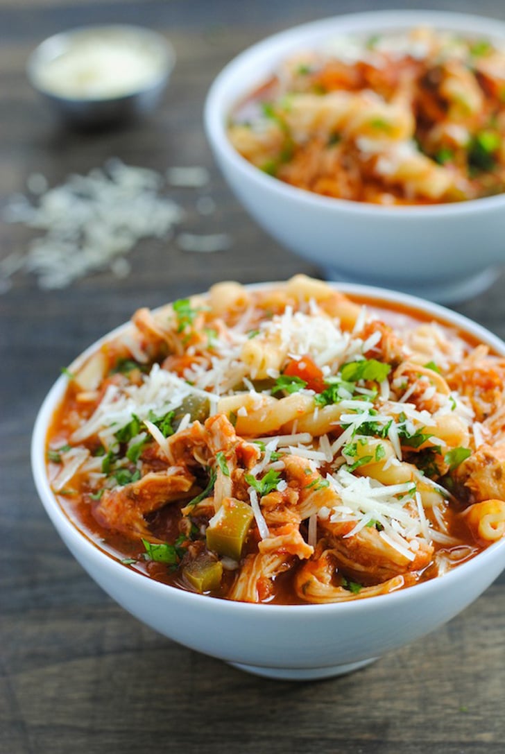 Slow-Cooker Chicken Parmesan Soup