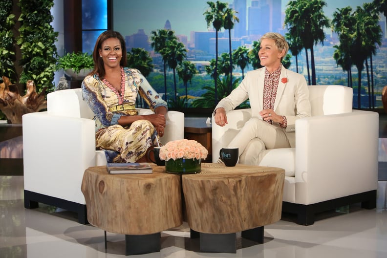 She Matched Perfectly With Her Surroundings — and Ellen Too!