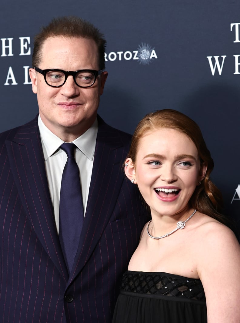 Brendan Fraser and Sadie Sink at "The Whale" Premiere