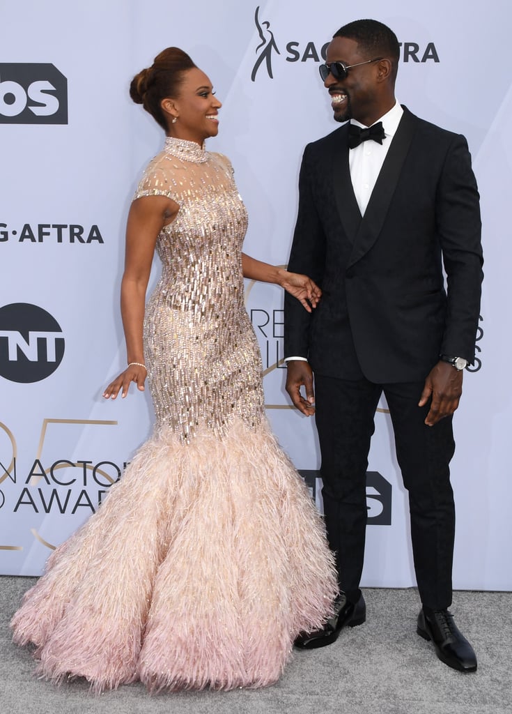 Pictured: Ryan Michelle Bathe and Sterling K. Brown