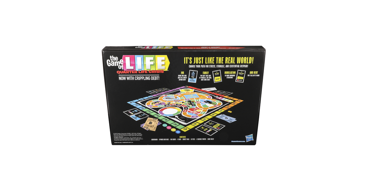 game of life quarter life crisis