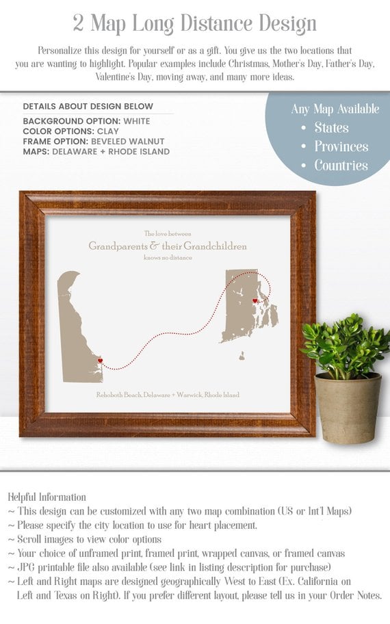 Personalized Long Distance Map