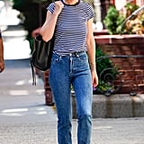 Style Your T-Shirt With: Jeans and Flats