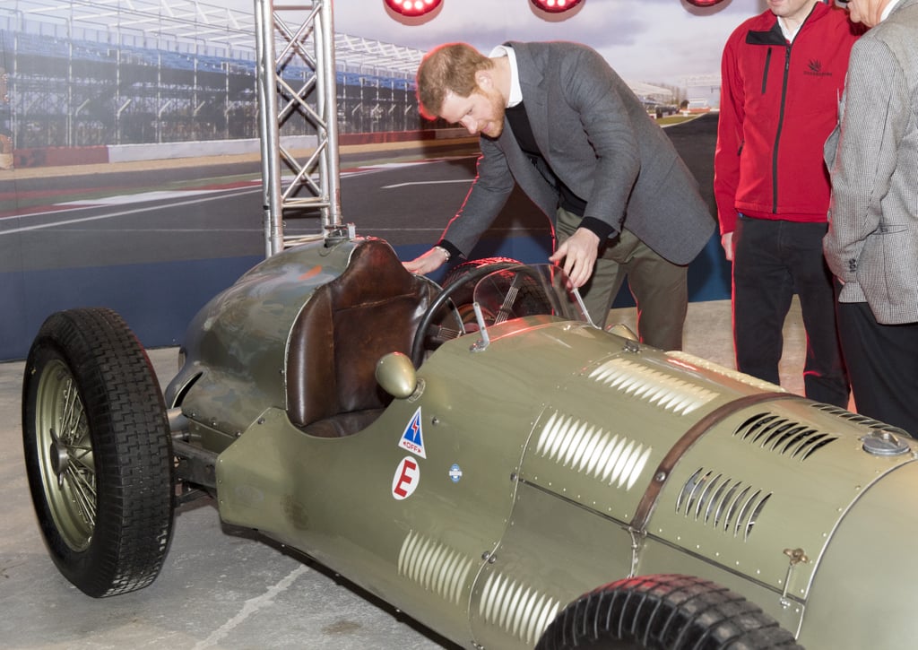 Prince Harry Visiting Silverstone Circuit Pictures