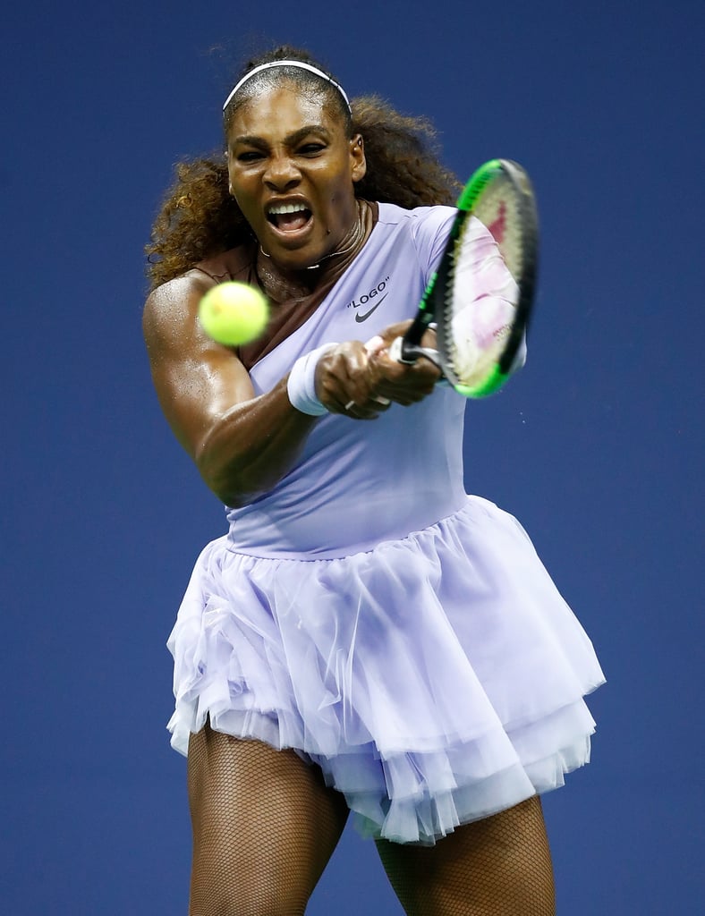 Serena Williams's Purple Tutu at the 2018 US Open