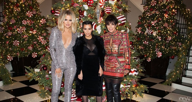 Image result for christmas even party kardashians