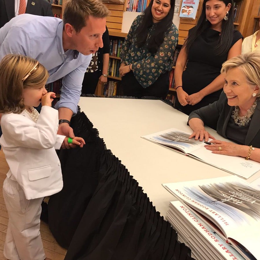 Girl-Pantsuit-Meets-Hillary-Clinton-Book-Signing.jpg