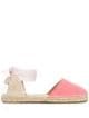 Manebi Two-Tone Lace-Up Espadrilles