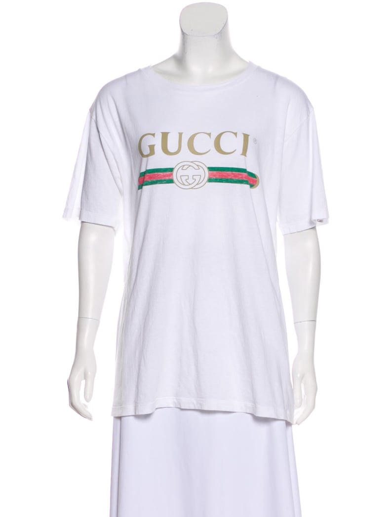 Gucci Graphic Print Crew Neck T-Shirt