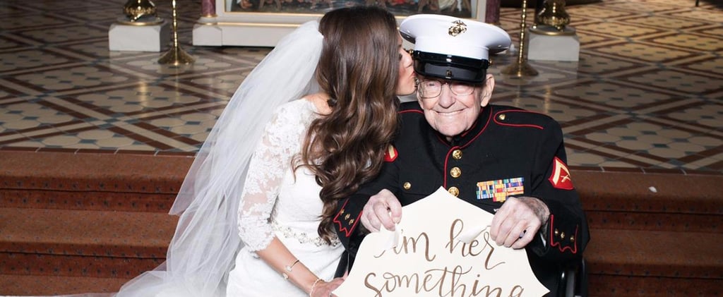 Bride Includes Her Veteran Uncle as Her Something Blue