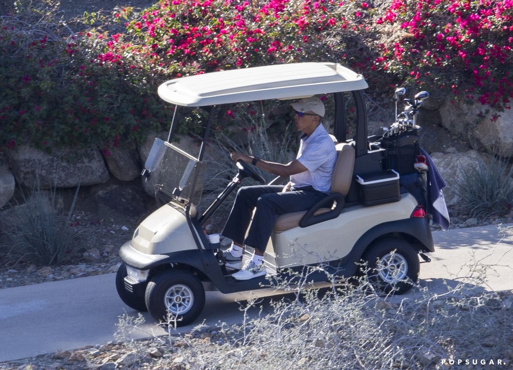 Barack Obama Golfing in Rancho Mirage January 2017 Pictures
