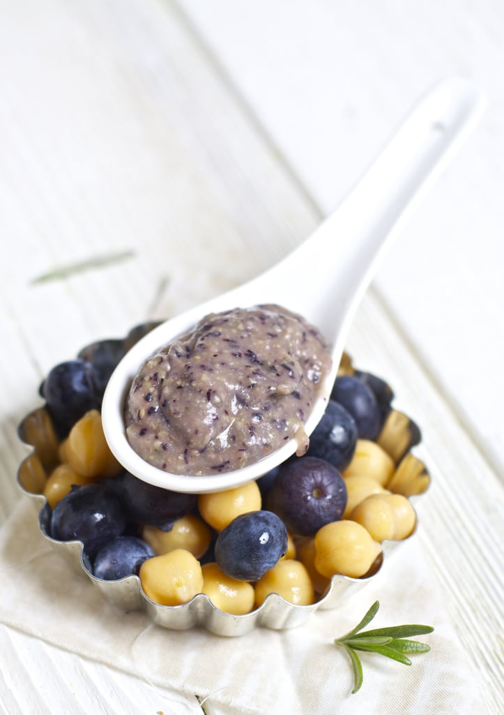Blueberry and Chickpea Puree