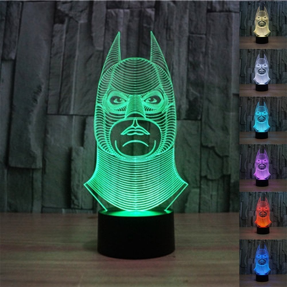 Batman Model Color Changing LED Lamp ($19)