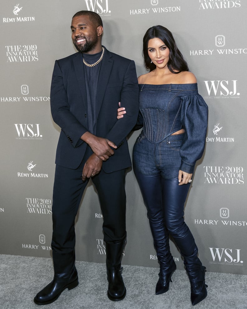 Kim Kardashian and Kanye West at the WSJ. Magazine 2019 Innovator Awards