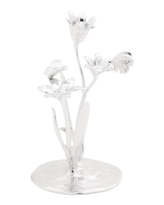 Floral Butterfly Jewelry Holder
