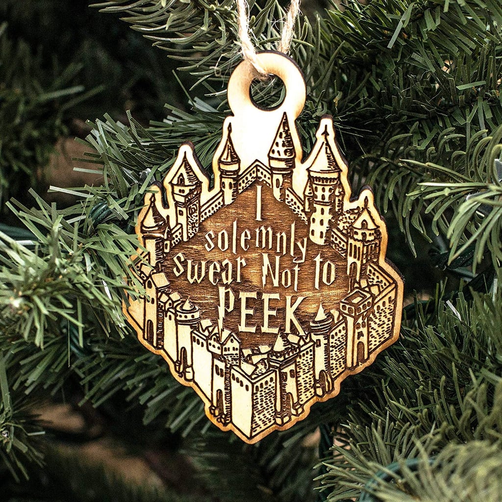 I Solemnly Swear Not to Peek Ornament