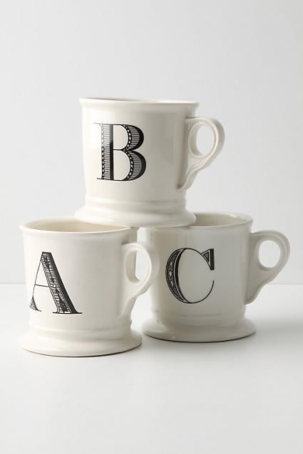 Anthropologie Monogram Mug ($8)