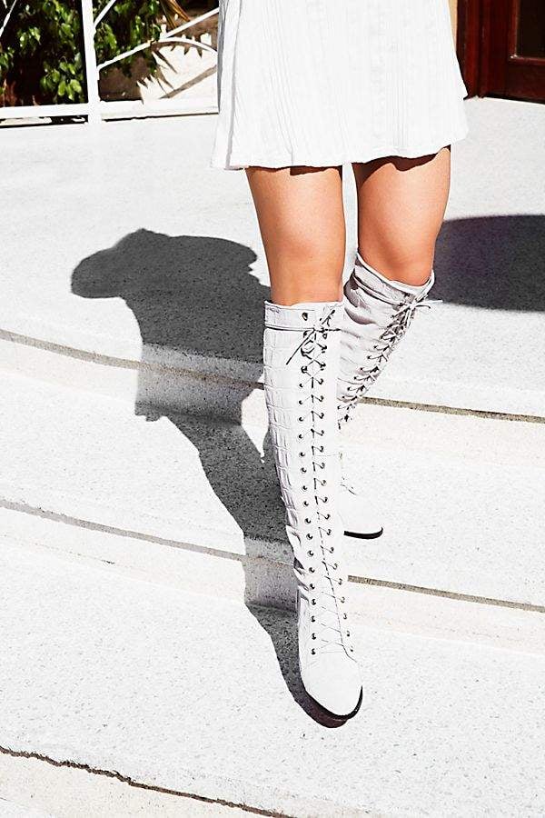 Amal Clooney Lace Up Boots POPSUGAR Fashion