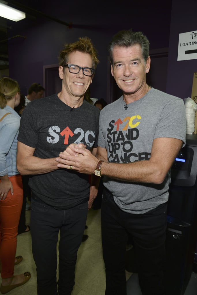 Kevin Bacon and Pierce Brosnan