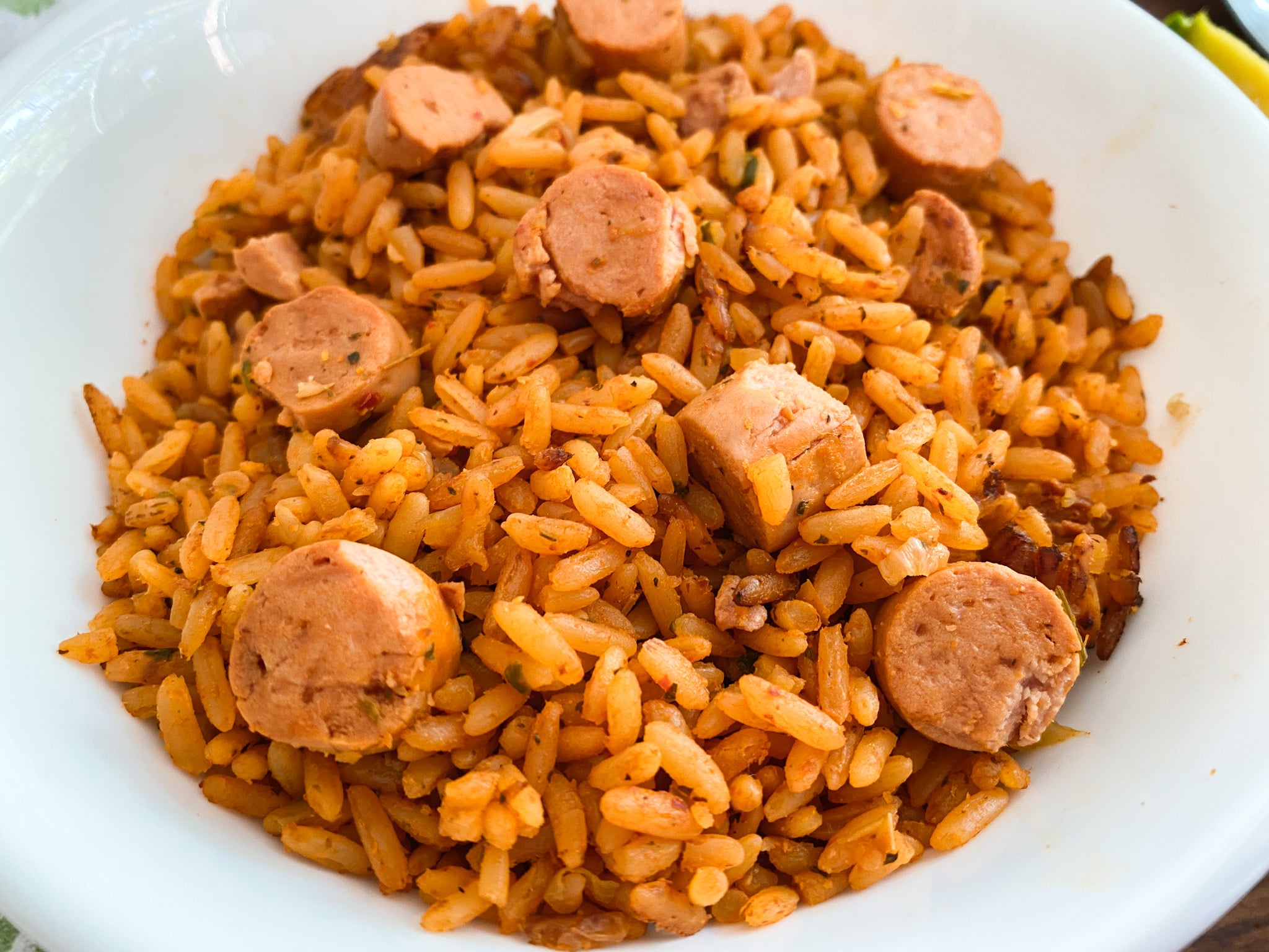 Arroz con salchichas - Blog de Claudia&Julia