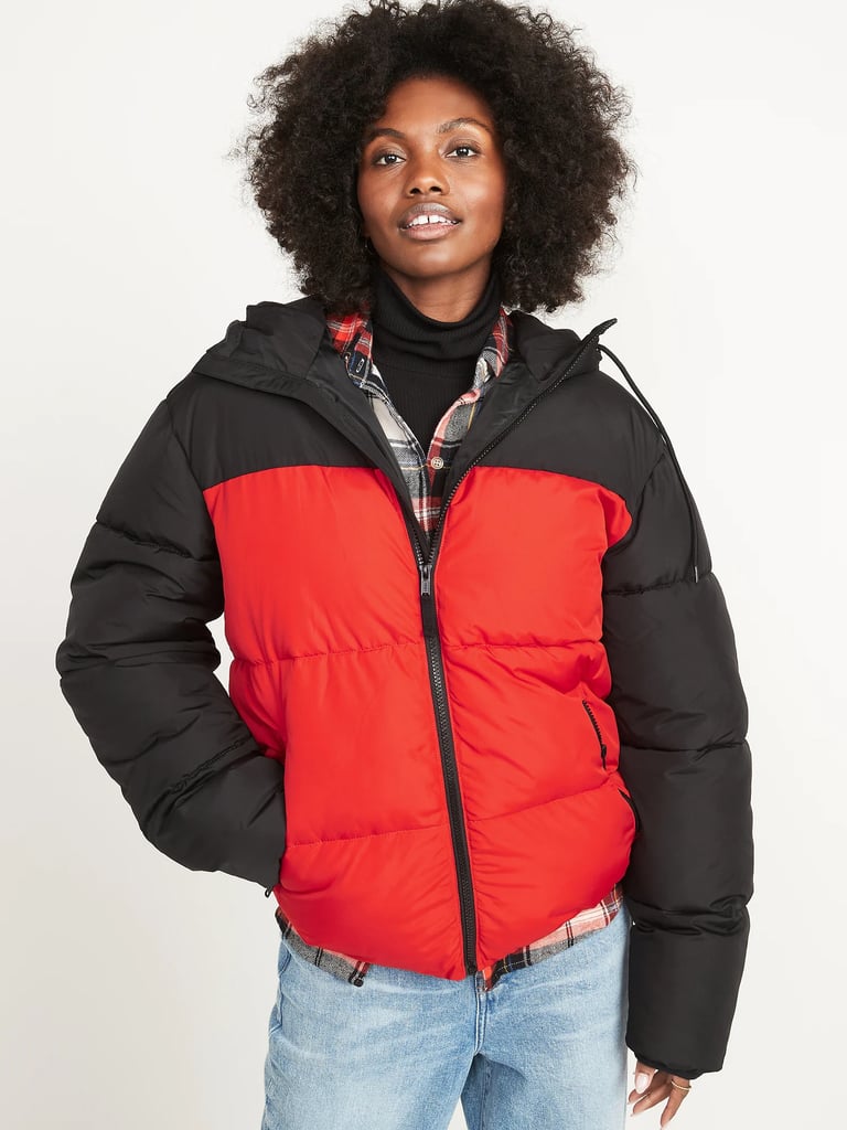 Old navy top frost free puffer