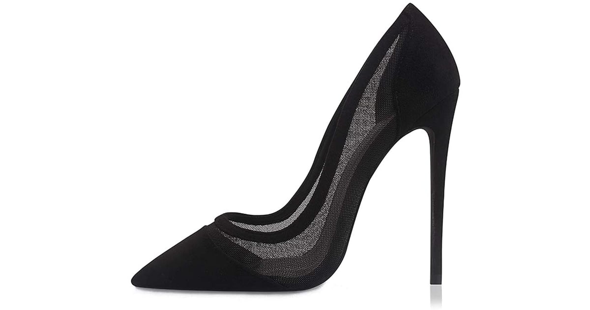 GENSHUO Pointed-Toe High Heel Pumps 