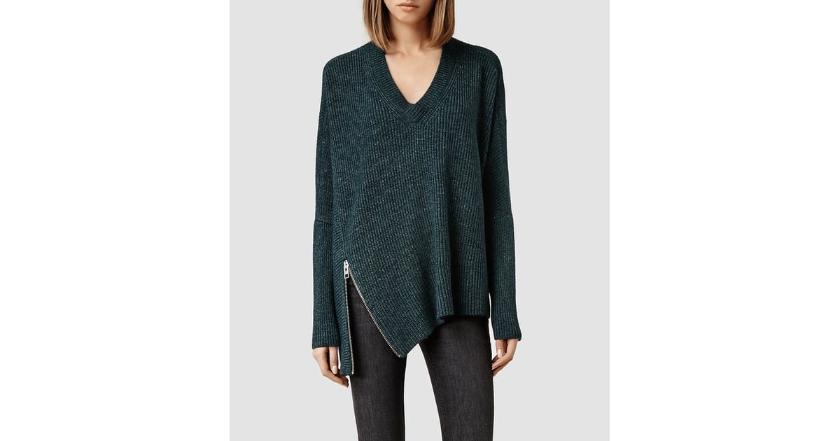 all saints zip jumper