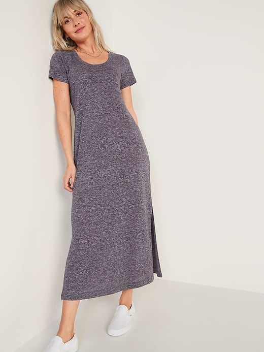 Old Navy Linen-Blend Maxi T-Shirt Shift 