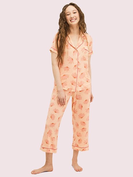 Kate Spade New York Falling Flower Long PJ Set