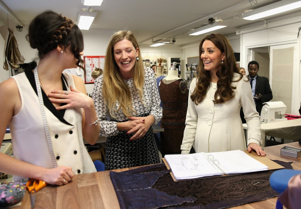 Kate Middleton Visits the Downton Abbey Set
