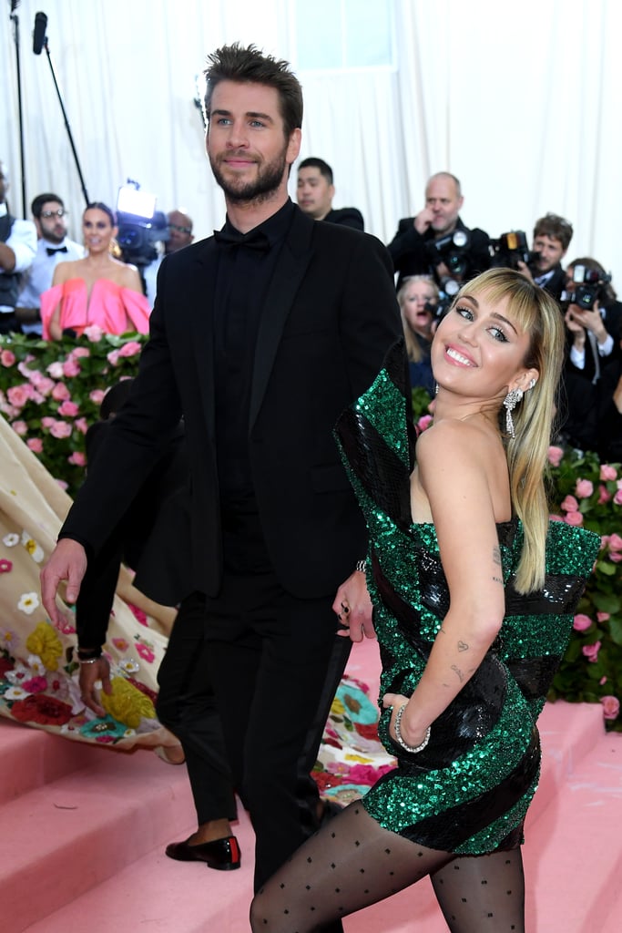Miley Cyrus and Liam Hemsworth at the 2019 Met Gala