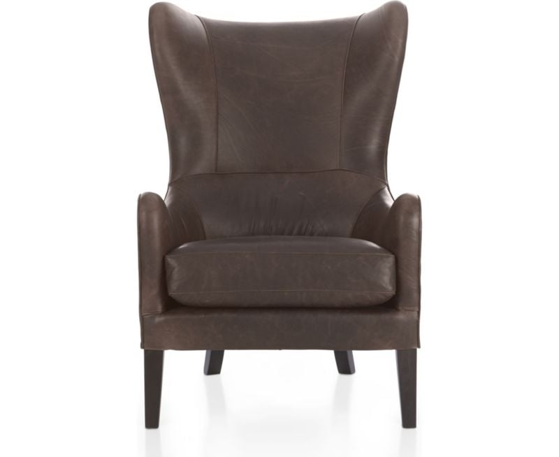 House Targaryen: Garbo Leather Wingback Chair
