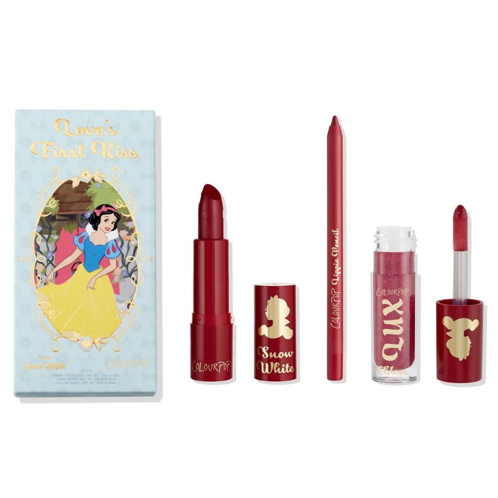 ColourPop x迪士尼“白雪公主”爱的初吻唇三人