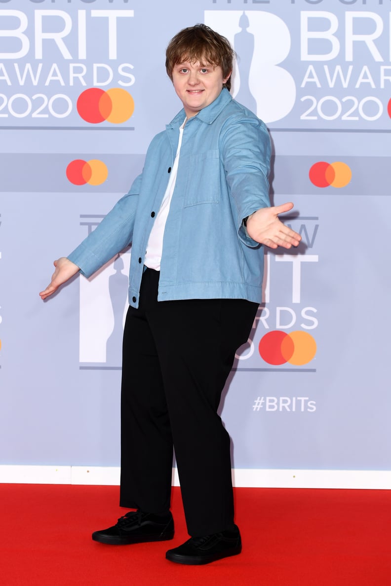 Lewis Capaldi on the 2020 BRIT Awards Red Carpet