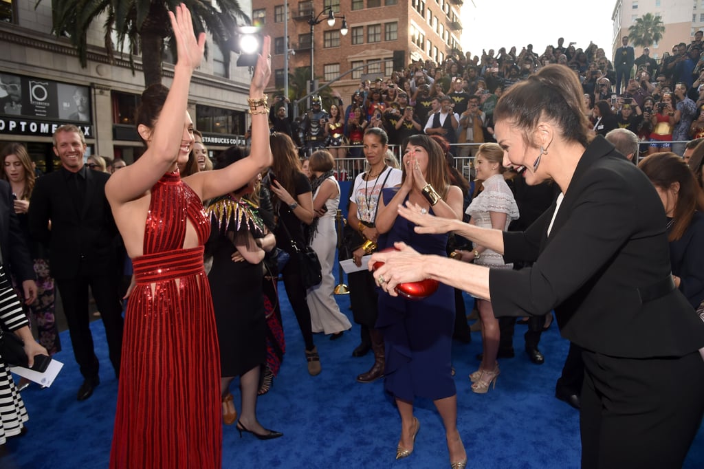 Gal Gadot and Lynda Carter at Wonder Woman Premiere 2017